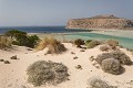 Crète, côte ouest, Crète 
 Gramvousa 
 côte 
 lagon 
 mer 
 paysage 
 plage 