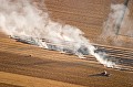  travaux agricoles,feu,chaume,tracteur,paille 