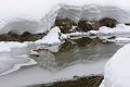  Vercors, ruisseau, neige 